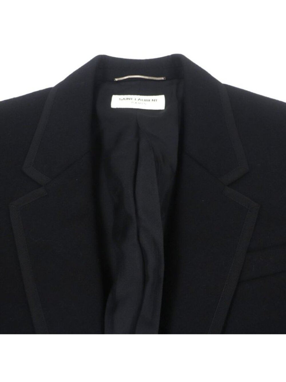 Saint Laurent Paris 2021 100% Silk Lining Single Jacket Tailored - Picture 3 of 11